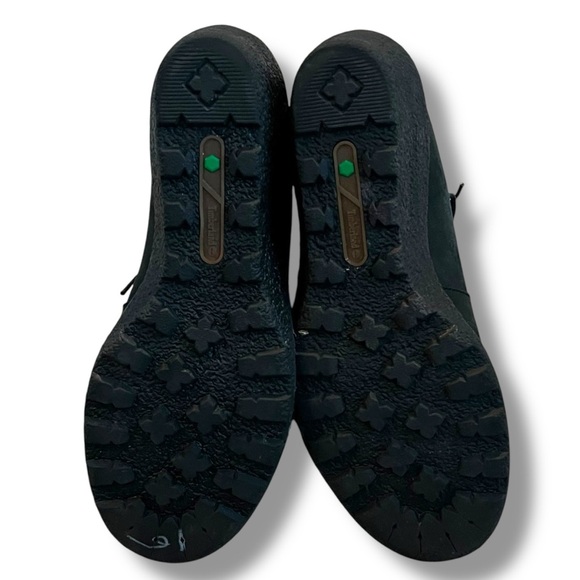 Timberland Earthkeepers Amston Wedge Booties Laceup Black Leather 8253A Womens 7 - Picture 12 of 13